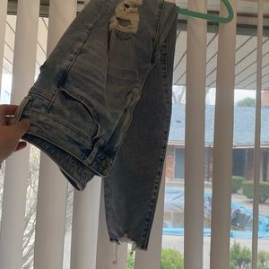 American eagle ripped jeggings
